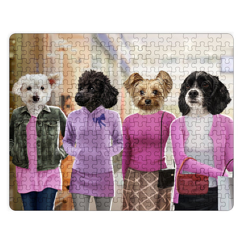 Crown and Paw - Puzzle The 4 Mean Girls - Custom Puzzle 11" x 14"
