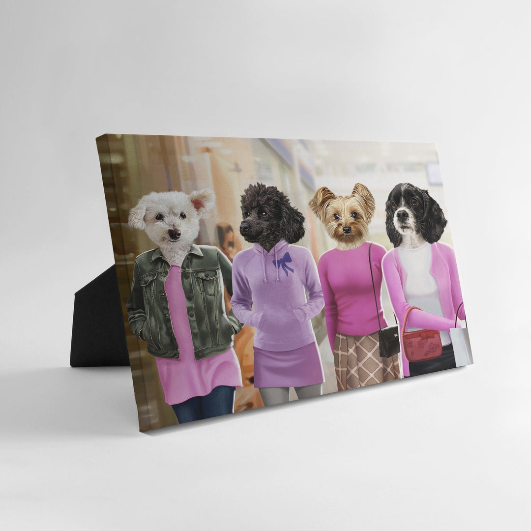 The 4 Mean Girls - Custom Standing Canvas