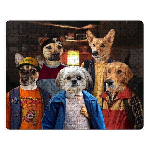Crown and Paw - Puzzle The 80's Kids - Custom Puzzle 11" x 14"