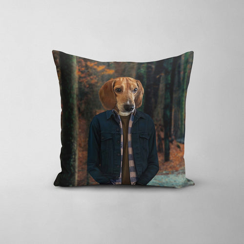 Crown and Paw - Throw Pillow The 80's Brother - Custom Throw Pillow