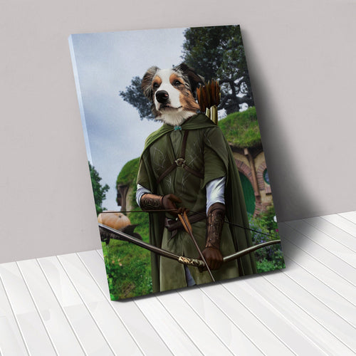 Crown and Paw - Canvas The Archer - Custom Pet Canvas 8" x 10" / Background 2