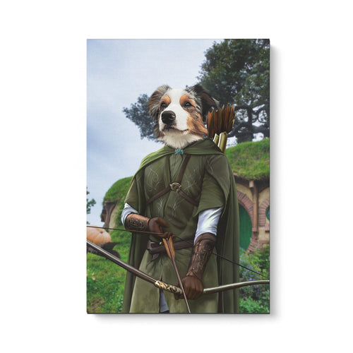 Crown and Paw - Canvas The Archer - Custom Pet Canvas