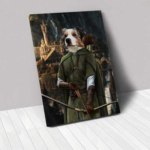 Crown and Paw - Canvas The Archer - Custom Pet Canvas 8" x 10" / Background 3
