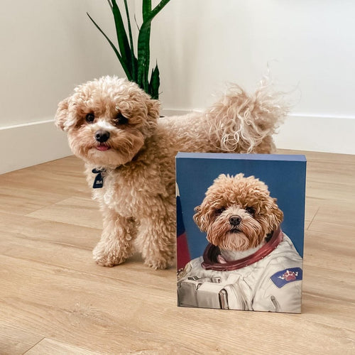 Crown and Paw - Canvas The Astronaut - Custom Pet Canvas
