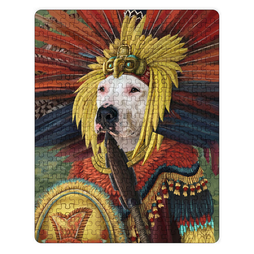 Crown and Paw - Puzzle The Aztec - Custom Puzzle 11" x 14"