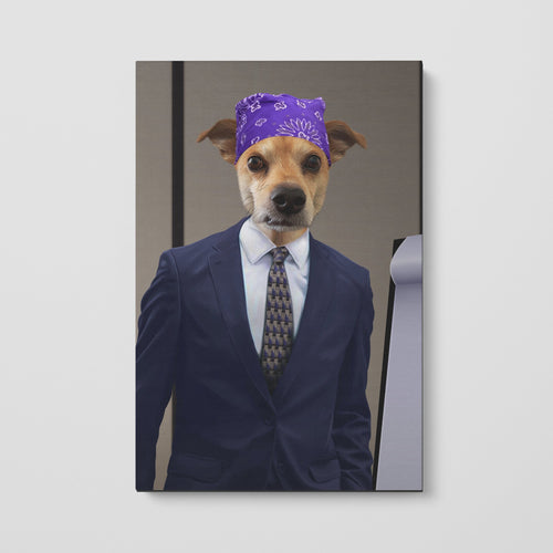 Crown and Paw - Canvas The Bad Boss - Custom Pet Canvas