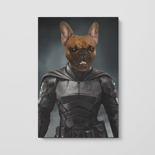 Crown and Paw - Canvas The Bark Knight - Custom Pet Canvas