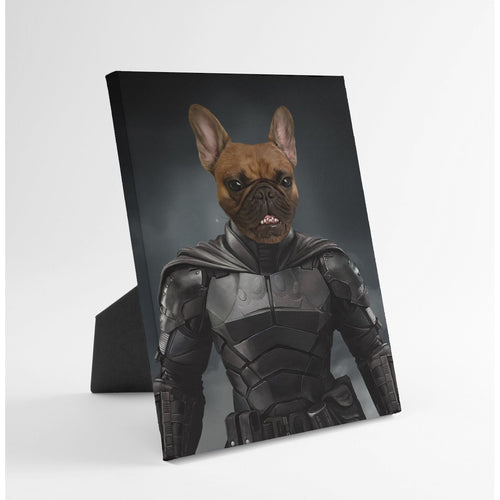 Crown and Paw - Standing Canvas The Bark Knight - Custom Standing Canvas