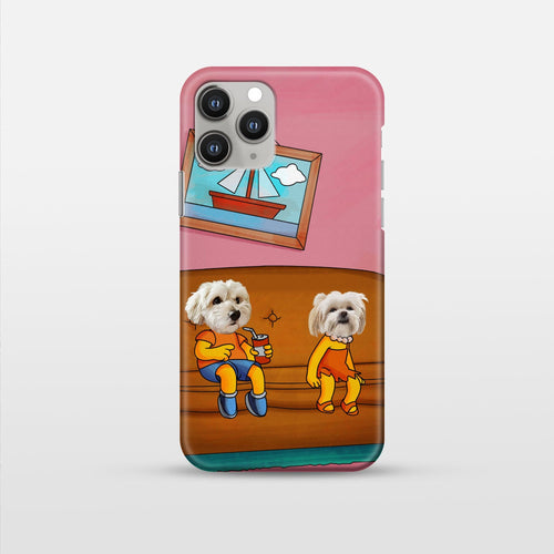 Crown and Paw - Phone Case The Yellow Siblings - Custom Pet Phone Case