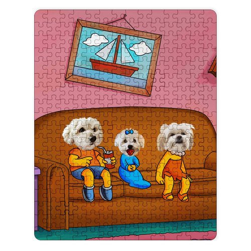 Crown and Paw - Puzzle The Yellow Three - Custom Puzzle 11" x 14"
