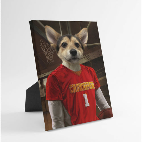 Crown and Paw - Standing Canvas The Basketball Player - Custom Standing Canvas