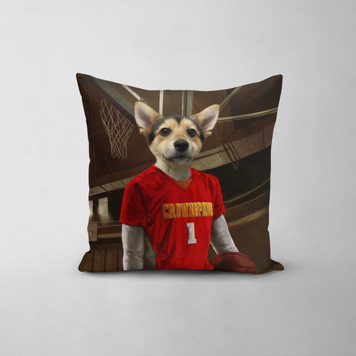 Crown and Paw - Throw Pillow The Basketball Player - Custom Throw Pillow