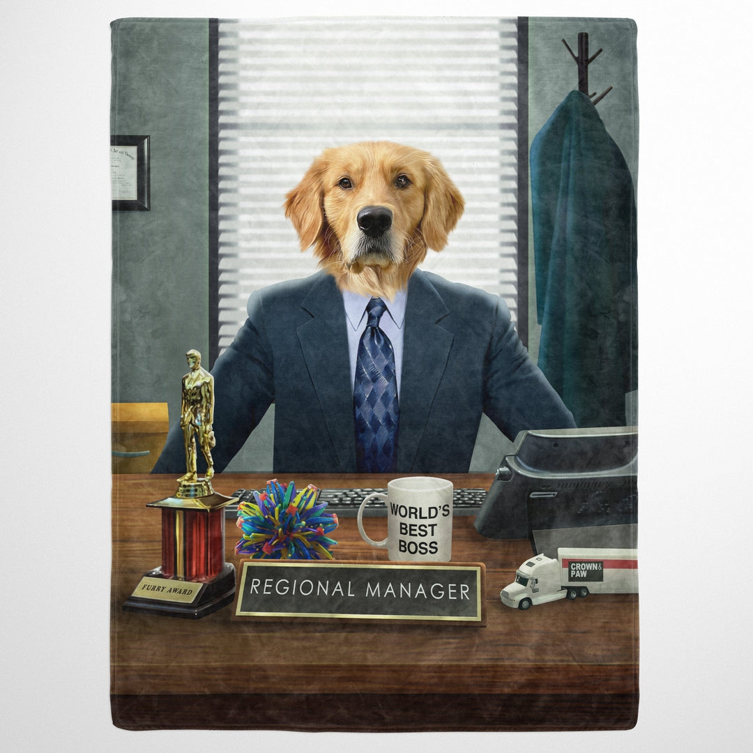 The Best Boss - Custom Pet Blanket
