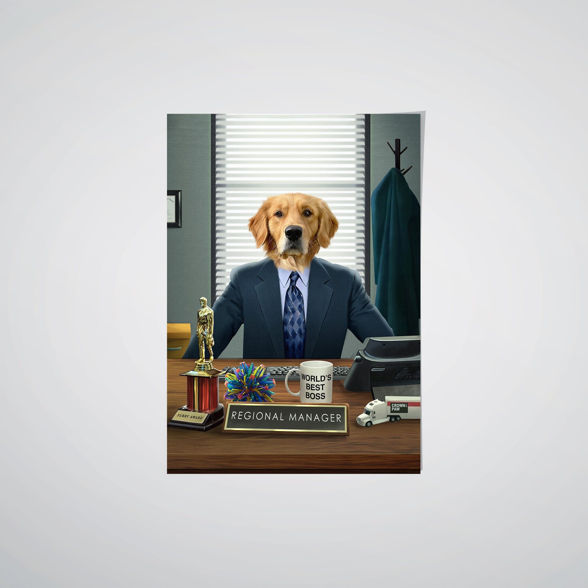 The Best Boss - Custom Pet Poster