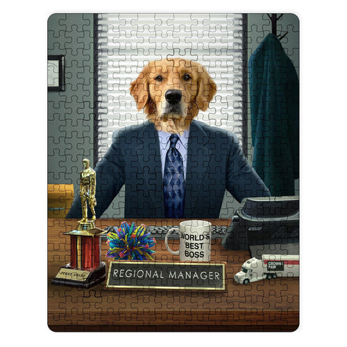 Crown and Paw - Puzzle The Best Boss - Custom Puzzle 11" x 14"