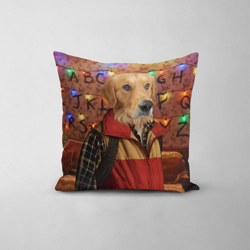 Crown and Paw - Throw Pillow The Best Friend - Custom Throw Pillow 14" x 14" / Wall of Lights