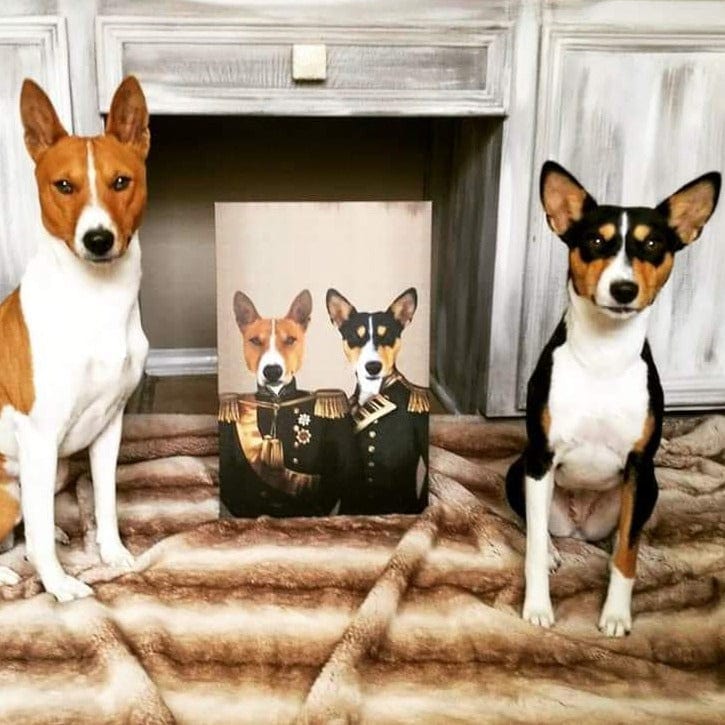 Crown and Paw - Canvas The Brothers In Arms - Custom Pet Canvas