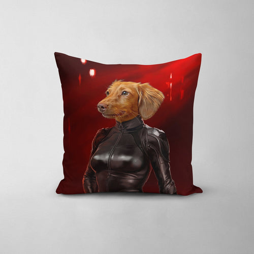 Crown and Paw - Throw Pillow The Cat Lady - Custom Throw Pillow
