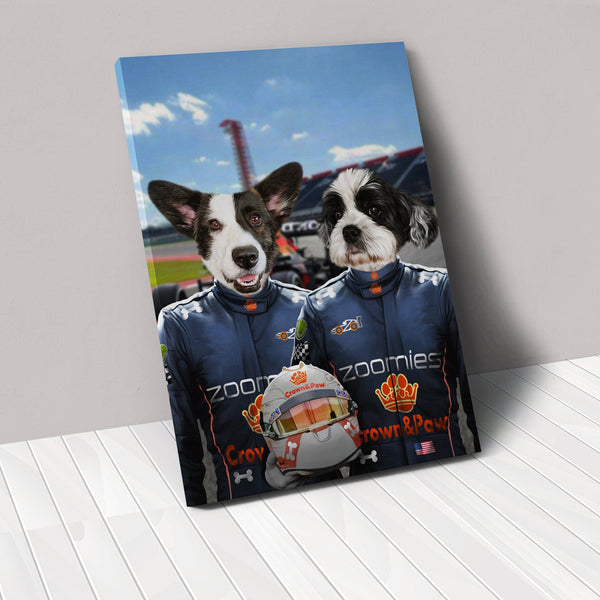 The Champion Drivers - Custom Pet Canvas