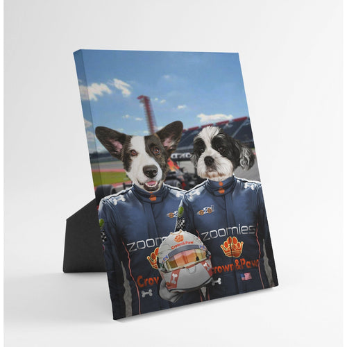 Crown and Paw - Standing Canvas The Champion Drivers - Custom Standing Canvas