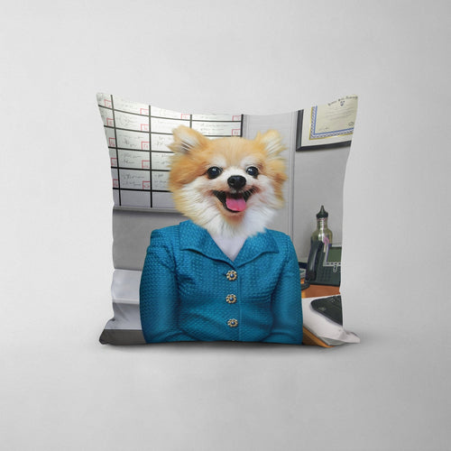 Crown and Paw - Throw Pillow The Chatty One - Custom Throw Pillow