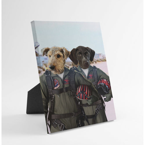 Crown and Paw - Standing Canvas The Fighter Pilots - Custom Standing Canvas