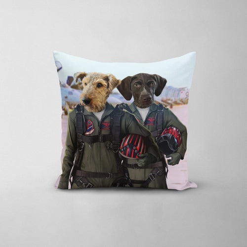 Crown and Paw - Throw Pillow The Fighter Pilots - Custom Throw Pillow