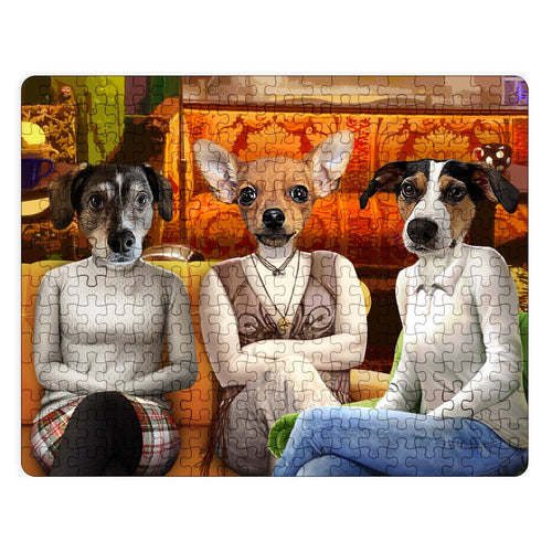 Crown and Paw - Puzzle Coffee House Girls - Custom Puzzle 11" x 14"