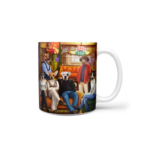 Crown and Paw - Mug Six Coffee House Friends - Custom Mug 11oz