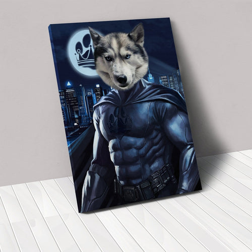 Crown and Paw - Crown and Paw - Superhero Movie Pet Portraits The Dark Hero / Digital Download Only