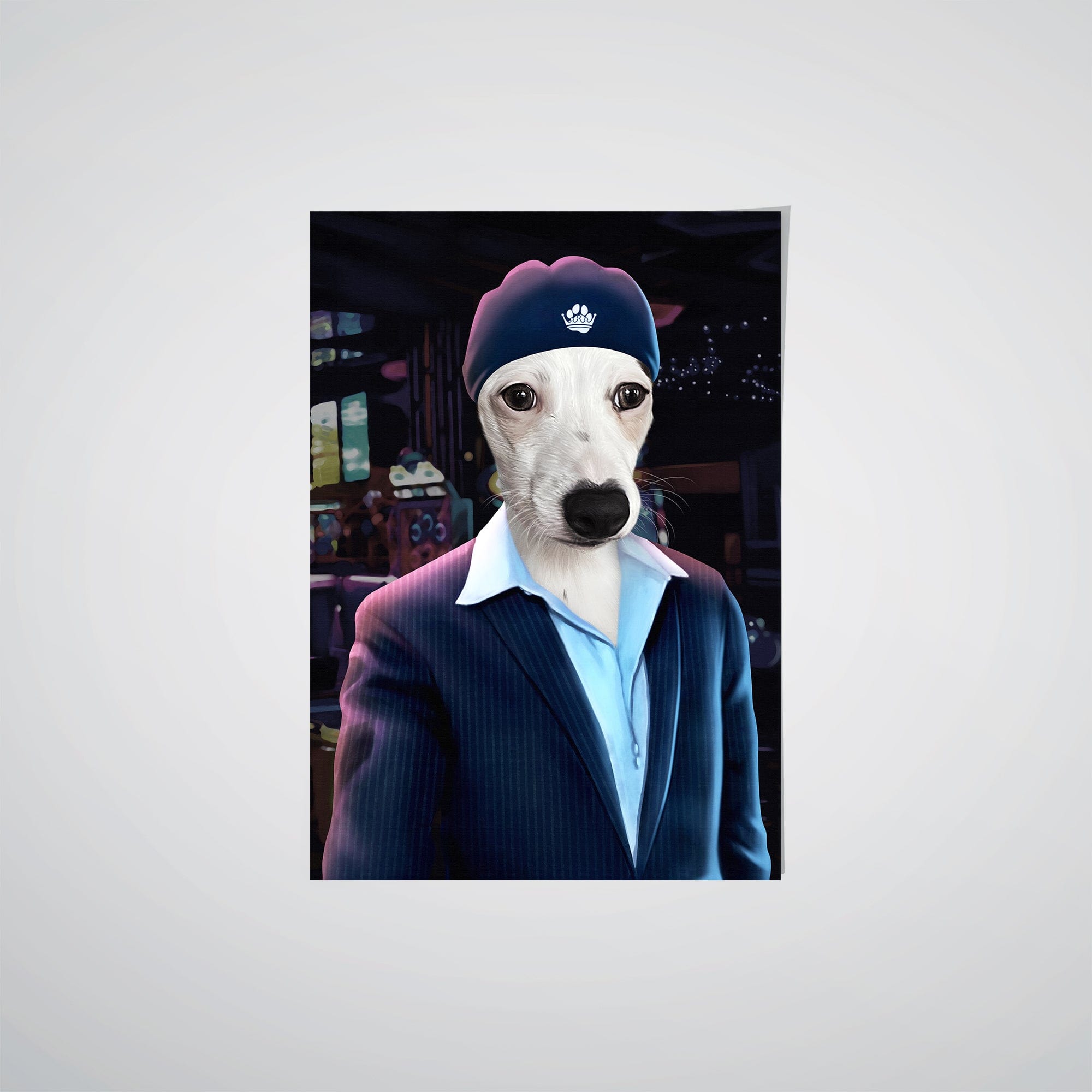 Crown and Paw - Poster The Date Boss - Custom Pet Poster
