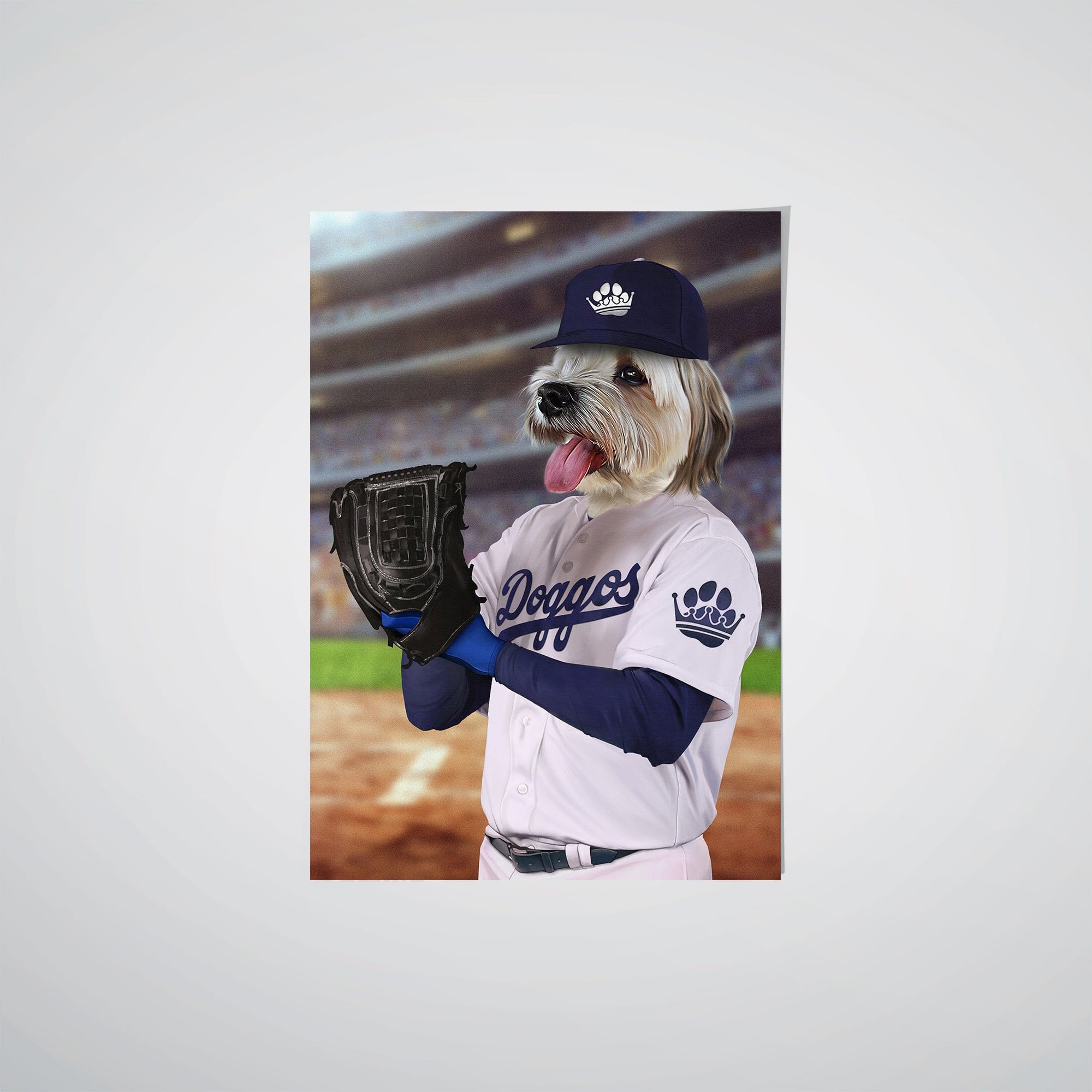 Crown and Paw - Poster The LA Doggos - Custom Pet Poster