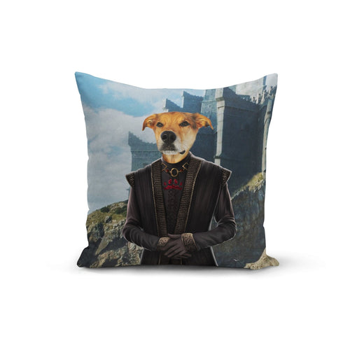 Crown and Paw - Throw Pillow The Dragon King - Custom Throw Pillow 14" x 14" / Castle 2