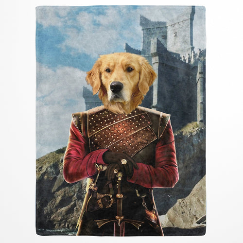 Crown and Paw - Blanket The Dragon Prince - Custom Pet Blanket 30" x 40" / Castle 2