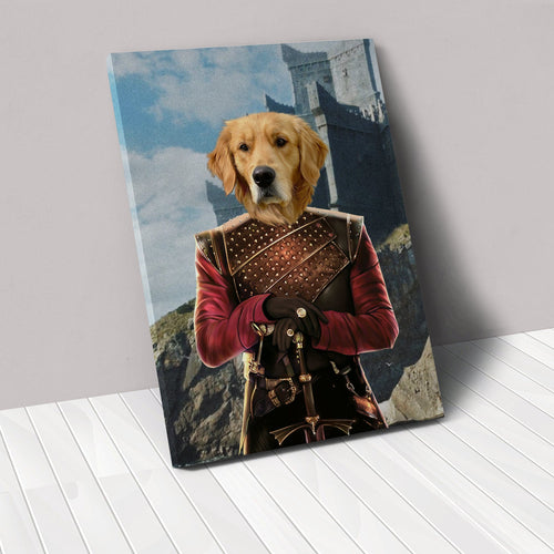 Crown and Paw - Canvas The Dragon Prince - Custom Pet Canvas 8" x 10" / Castle 2