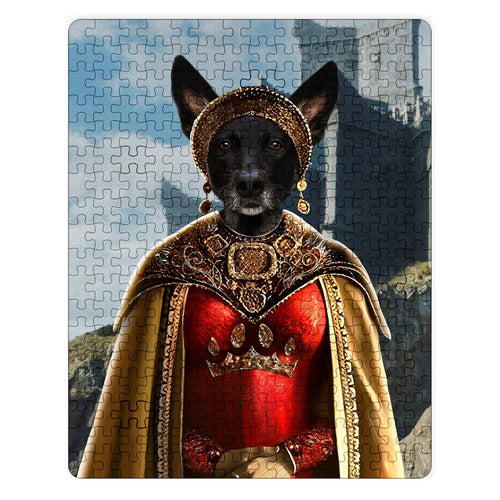Crown and Paw - Puzzle The Dragon Princess - Custom Puzzle 11" x 14" / Castle 2