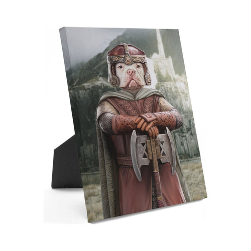 Crown and Paw - Standing Canvas The Dwarf - Custom Standing Canvas 8" x 10" / Background 1