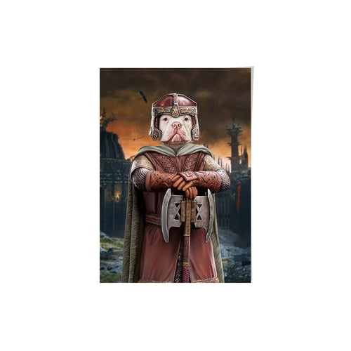Crown and Paw - Poster The Dwarf - Custom Pet Poster 16.5" x 23.4" / Background 4