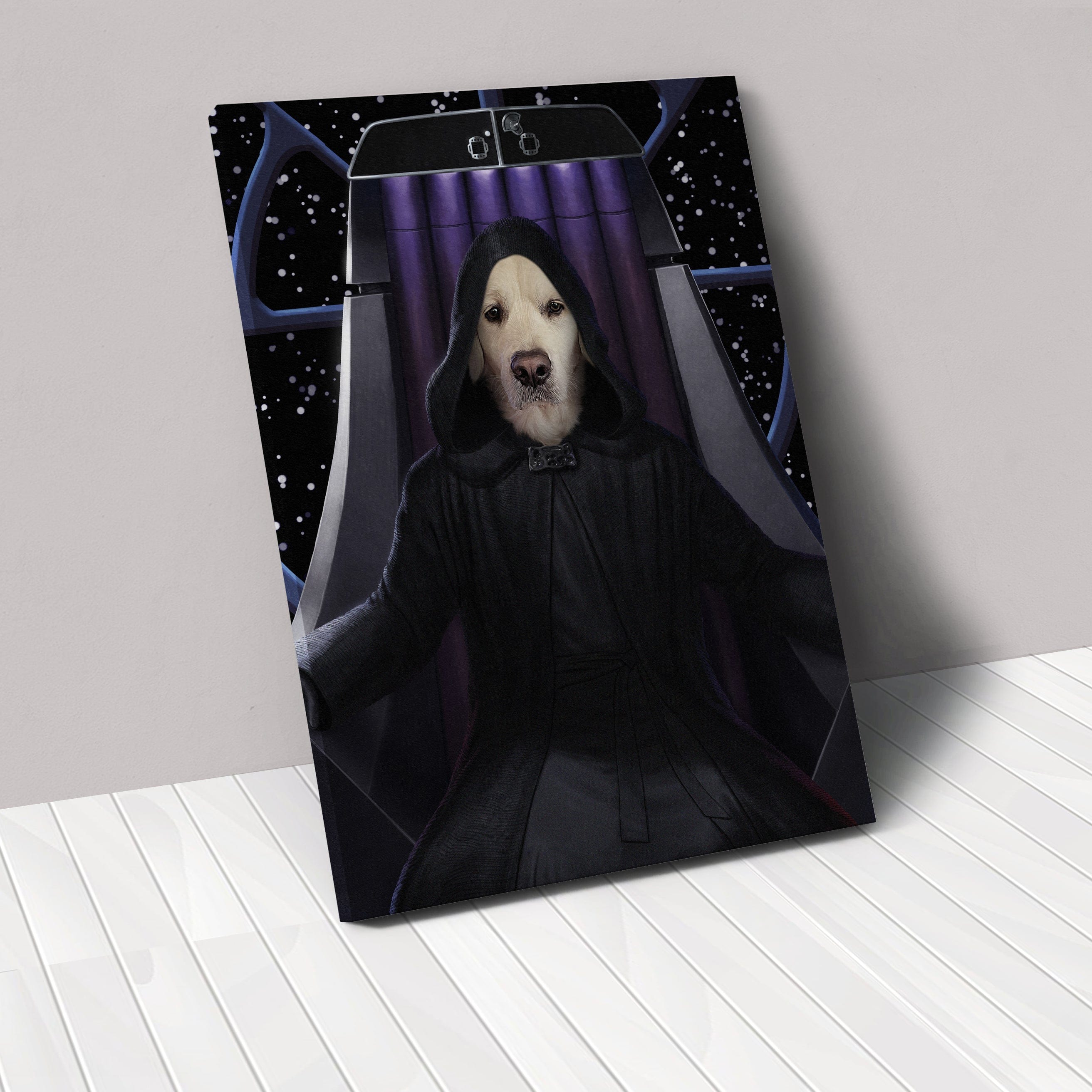 Crown and Paw - Canvas The Empawror - Custom Pet Canvas