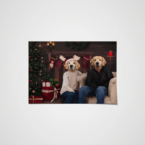 Crown and Paw - Poster The Family Christmas - Custom Pet Poster