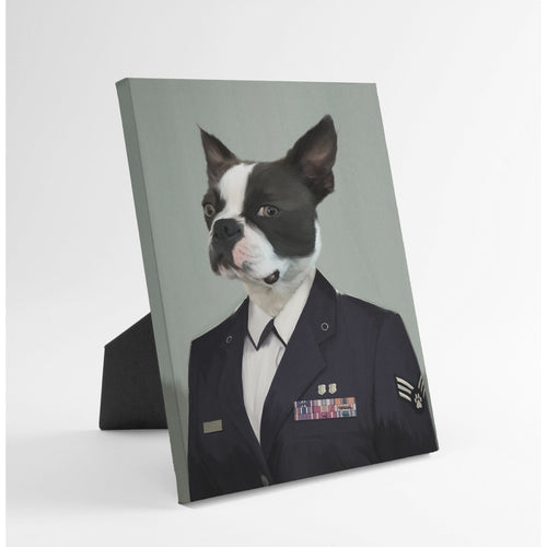 Crown and Paw - Standing Canvas The Female Air Officer - Custom Standing Canvas
