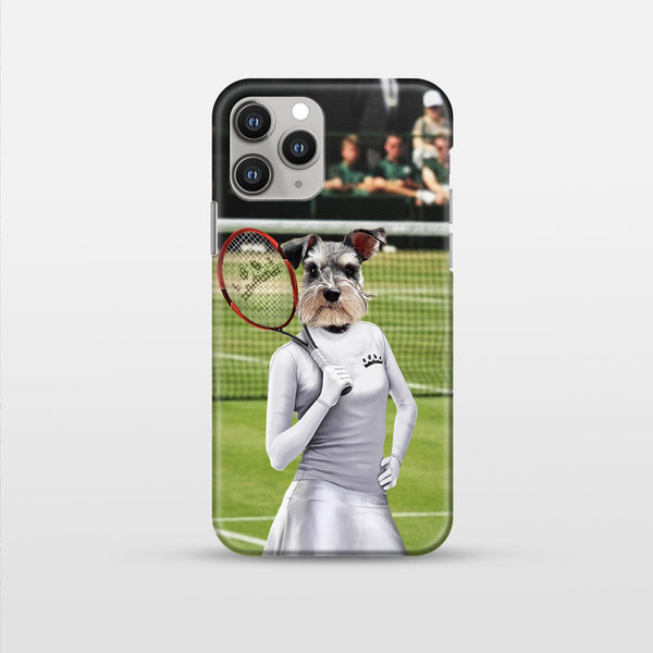 Female Tennis Player - Custom Pet Phone Case