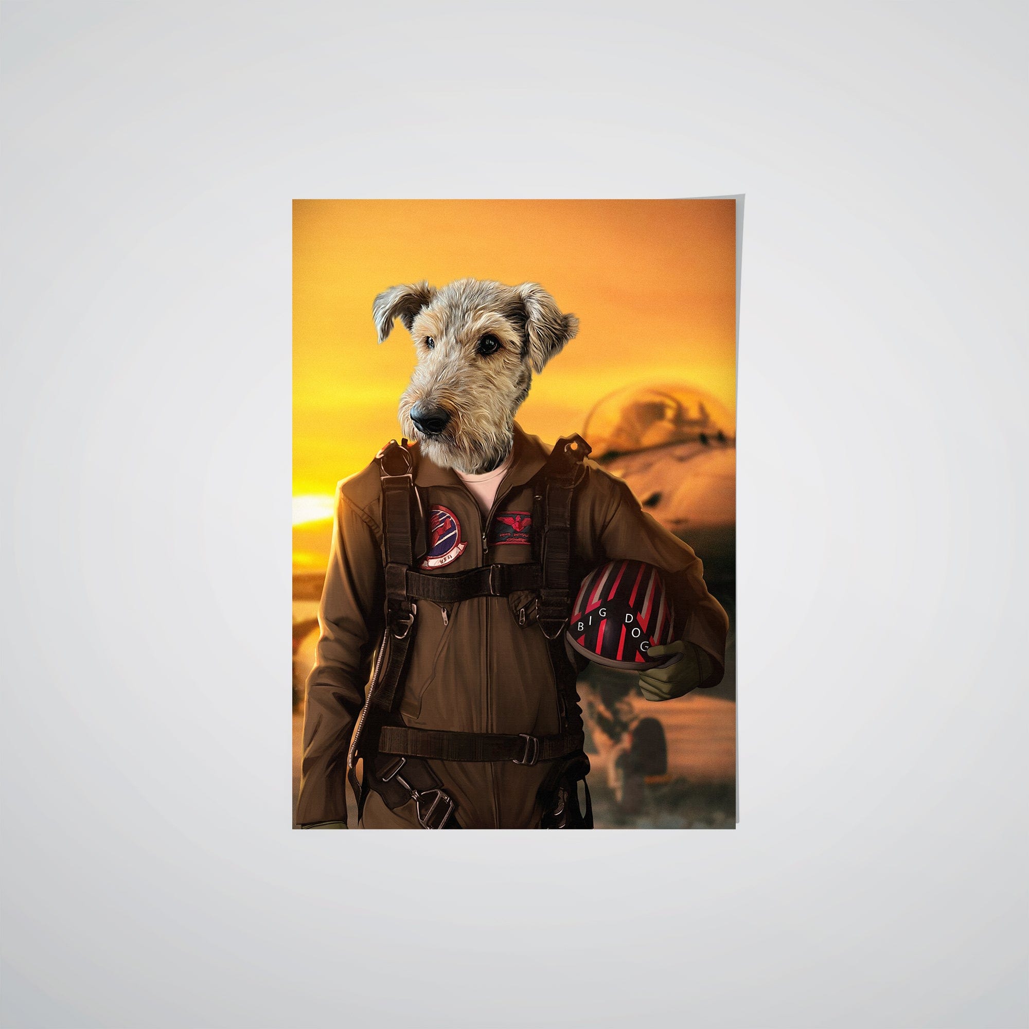 The Top Pilot - Custom Pet Poster