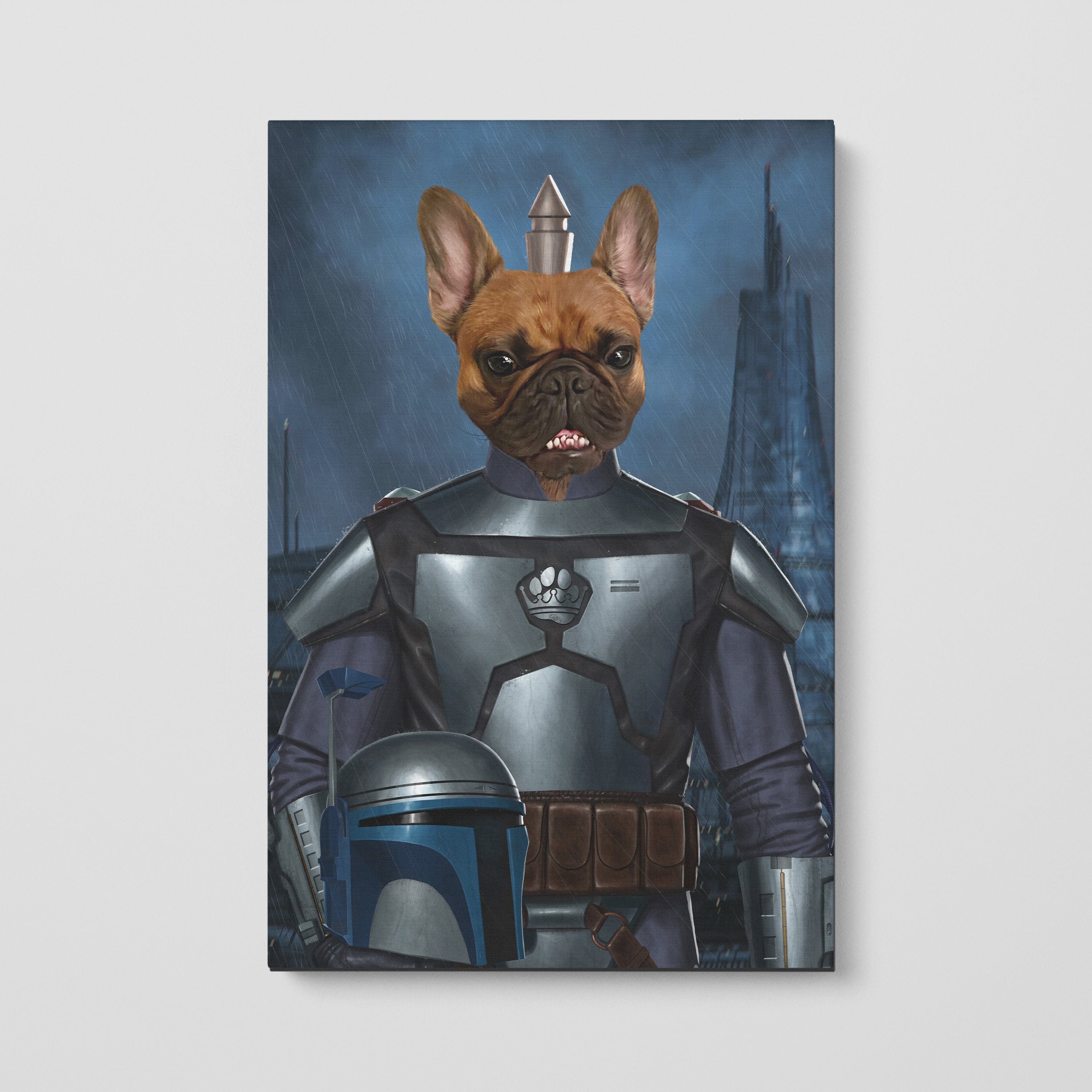 Crown and Paw - Canvas The First Clone - Custom Pet Canvas