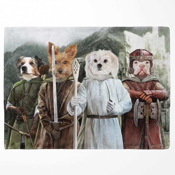 The Four Pawtectors - Custom Pet Blanket