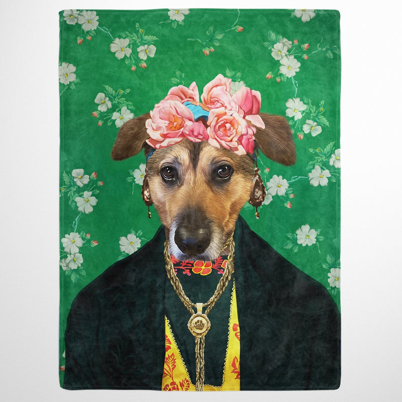 The Frida Kahlo - Custom Pet Blanket