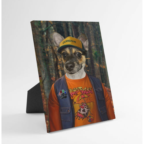 Crown and Paw - Standing Canvas The Funny Friend - Custom Standing Canvas 8" x 10" / The Woods