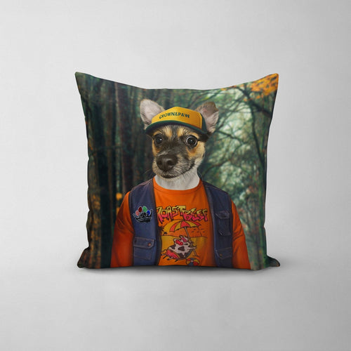 Crown and Paw - Throw Pillow The Funny Friend - Custom Throw Pillow 14" x 14" / The Woods