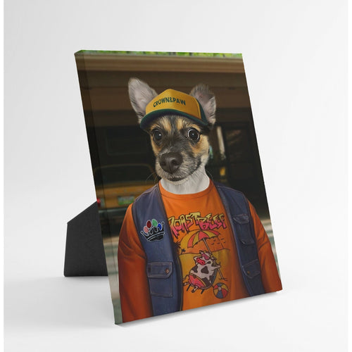 Crown and Paw - Standing Canvas The Funny Friend - Custom Standing Canvas 8" x 10" / Garage