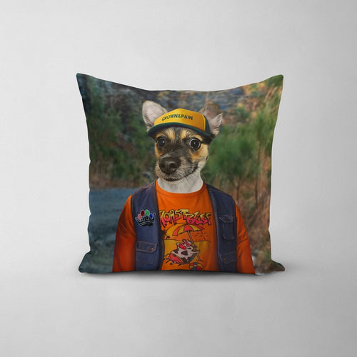 Crown and Paw - Throw Pillow The Funny Friend - Custom Throw Pillow 14" x 14" / Roadside